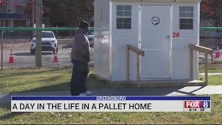 Residents share what life is like inside Greensboro’s pallet homes [upl. by Ardied]