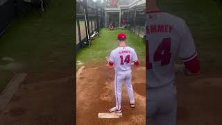 Alex Clemmey’s bullpen before Game 2 of the Carolina League Championship Series shorts [upl. by Ahsinot76]