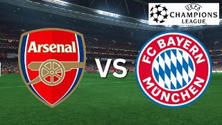 ARSENAL VS BAYERN MUNICH  INCREDIBLE COMEBACK SUPERB SAKA STRIKE  CHAMPIONS LEAGUE 2324  fc24 [upl. by Fidellas]