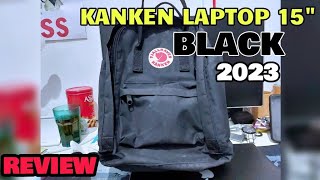 Review Fjallraven Kanken Laptop 15 inch Backpack Black Unisex [upl. by Asir]