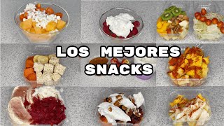 Las Mejores Colaciones O Snacks Para Bajar De Peso 🍎🍿🍊🍓🥒🥕FABI CEA [upl. by Yddur]