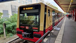 Mitfahrt in der S41 von Nordbahnhof bis Halensee in der BR 484 050 A [upl. by Ahsinyd891]