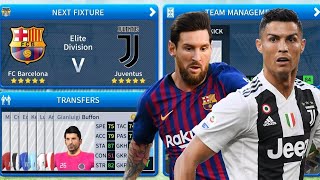 FC Barcelona VS Juventus FC Dream League Soccer 2019 Gameplay [upl. by Ajiak]