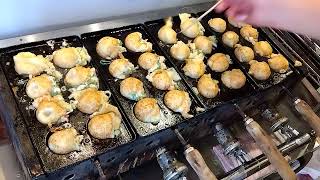 神戸のたこ焼き プロが焼くたこ焼きTAKOダイニング井の万delicious takoyaki of KOBE vol29 [upl. by Miksen98]