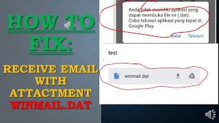 how to solve inbox mail with winmaildat [upl. by Darwen]