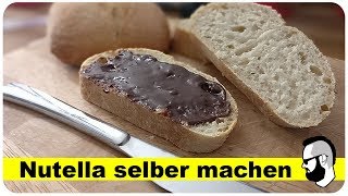 Nutella selber machen ohne Palmöl Rezept  Pommes Män [upl. by Ennaeel]