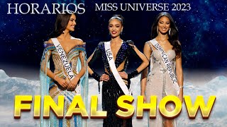 🏆 La Gran Final de Miss Universo 2023 Horarios y Canales en Vivo 🔴 [upl. by Fairley765]