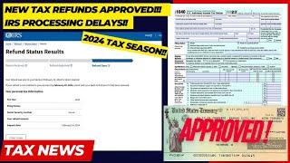 2024 IRS TAX REFUND UPDATE  New Refunds Approved Tax Return Delays Codes 570971 Action Required [upl. by Yenattirb578]