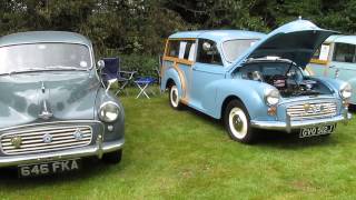 Morris Minor Owners Club Potteries Branch Rally at Mill Meece Pumping Station 14 6 2015 [upl. by Yusuk]