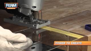 Cutting plexiglass with a jig saw [upl. by Aurora]