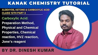 Carboxylic Acid  Part 3  12th  Preparation Methods Chemical amp Physical Properties  HVZ reaction [upl. by Aile994]