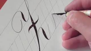 How to Write Copperplate The Letters Z and z [upl. by Rorry]