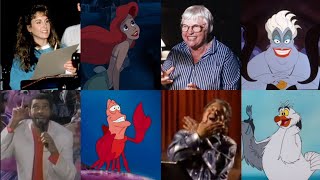 The Little Mermaid  Voice Actors  Live vs Animation  Side By Side Comparison [upl. by Htebi789]