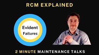 Reliability Centered Maintenance  Evident failures [upl. by Cottle360]