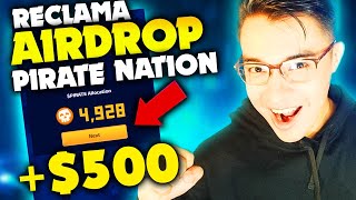 🔥COMO RECLAMAR AIRDROP DE PIRATE NATION🔥 GANA EL AIRDROP NUMERO 2🔥 PIRATE NATION 🔥 [upl. by Letnahs]