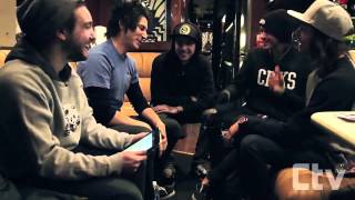 PIERCE THE VEIL interview  Creepy Man Hickies  Tracking Down Big Foot [upl. by Ximenez]