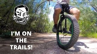 First Time on the MTB Trails  Learning to Unicycle EP6 [upl. by Bainbridge]