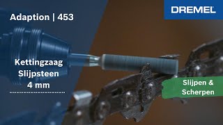 Dremel 453JA Kettingzaagslijpsteen met werkdiameter van 4 mm [upl. by Wachtel]