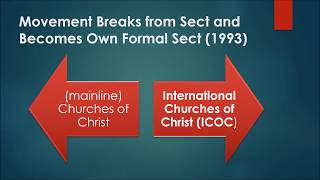 Timeline of ICOC amp ICC Cults [upl. by Madox210]