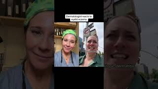 Dermatologist reacts to eyelid eczema 🎥• Hillary P eczema gelnails [upl. by Suelo627]