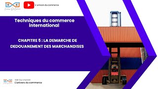 Commerce international chapitre 5 La douane [upl. by Miller837]