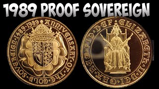 1989 Gold Proof Sovereign £2 [upl. by Kordula]