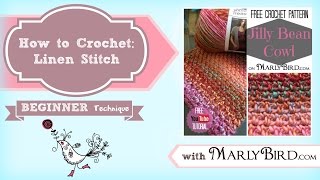 How to Crochet Linen Stitch [upl. by Wanids]