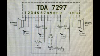 TDA 7297 IC Audio Amplifier [upl. by Armalla]