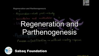 Regeneration and Parthenogenesis Biology Lecture  Sabaqpk [upl. by Noiemad]