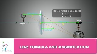 LENS FORMULA AND MAGNIFICATION [upl. by Oicnaneb]