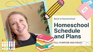 Homeschool Scheduling and Planning [upl. by Notyalk]