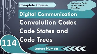 Convolutional Codes States and Code tree in Digital Communication by Engineering Funda [upl. by Karlik842]