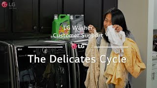 LG Washer  Delicates Cycle [upl. by Base]