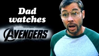 DAD WATCHES THE AVENGERS [upl. by Nahsab743]