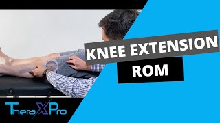 Goniometry  Knee Extension Range of Motion [upl. by Eiramnaej]