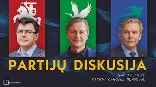 Diskusija Vytautas Sinica Vaidotas Vaičaitis ir Audronius Ažubalis [upl. by Narayan197]