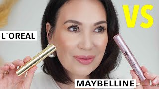 MAYBELLINE Sky High MASCARA VS LOREAL Panorama [upl. by Yrehcaz272]