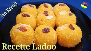 Recette Ladoo Besan Mauricien en Kreol 🇲🇺  Special Ganesh Chaturthi [upl. by Kreager]