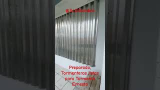 Preparado Tormenteras para Tormenta Ernesto [upl. by Oinotnas]