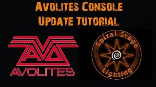 Avolites Console Update Tutorial [upl. by Atsocal]