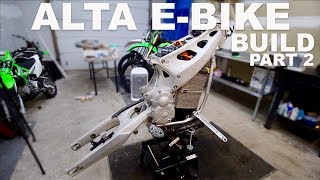 ALTA EBIKE BUILD  CERAKOTE  TEAR DOWN  BUILD PLANS  PT 2 [upl. by Jolyn]