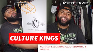 CULTURE KINGS HAUL UNBOXING amp REVIEW VINTAGE TEES SHORTS amp MORE SIZE XL [upl. by Ydisahc818]