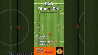 SAQ Football Fitness Drill  Soccer drills  U7 U8 U9 U10 footballtraining soccer footballdrills [upl. by Jocelin]