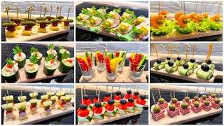 TOP 9 Schnelle PartySnacks Leckere Fingerfood für Partys und Buffet in 5 Minuten 2 [upl. by Flieger]