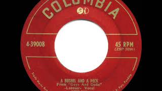 1950 Doris Day  A Bushel And A Peck [upl. by Neerhtak]