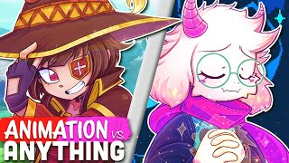 Megumin vs Ralsei  Rap Battle ANIMATION VS ANYTHING CH II [upl. by Eeldivad]