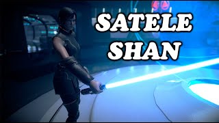 Satele Shan her lightsabers [upl. by Ycart]