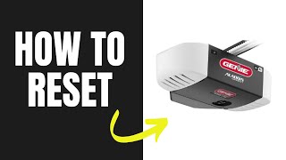 Reset Genie Garage Door Opener after Power Outage [upl. by Ahsinahs]