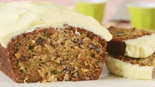 Zucchini Bread Recipe Demonstration  Joyofbakingcom [upl. by Bergstrom]