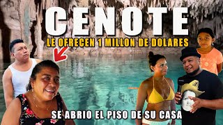 Descubren CENOTE en Casa y Extranjeros le ofrecen 1 Millon de DOLARES [upl. by Unity386]